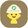 An icon of a construction person